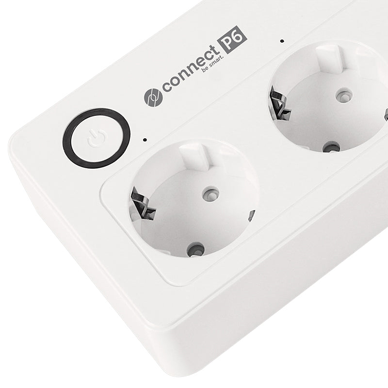 Prelungitor smart 4 prize Schuko, 4 USB, Connect P6 Tuya Kruger Matz KM2250