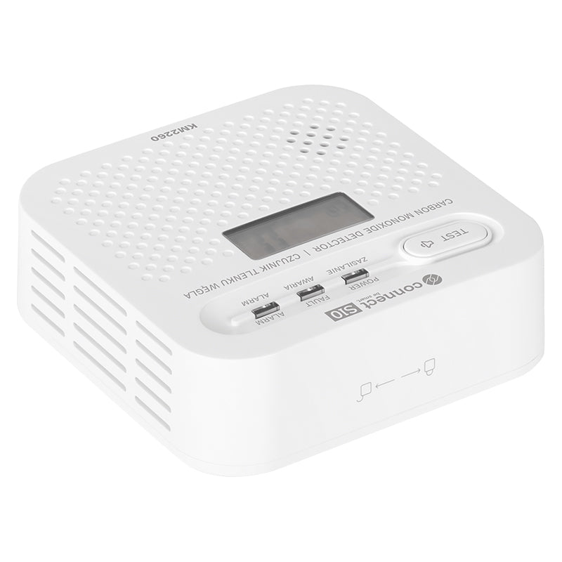 Senzor monoxid de carbon Wi-Fi, LCD, notificare Tuya, Kruger Matz KM2260