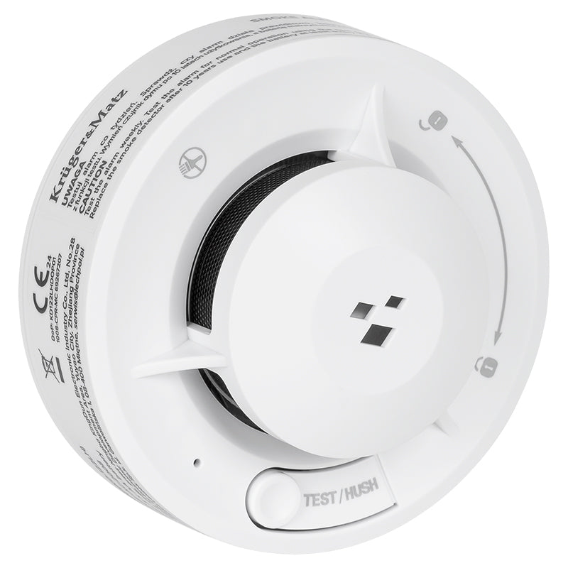 Senzor fum smart Wi-Fi Tuya, notificare aplicație, Kruger Matz KM2261