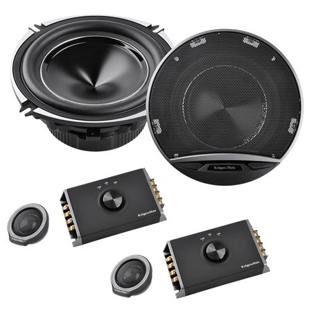 Set difuzoare auto de 5 inch cu tweetere și filtre Kruger Matz KM520T11