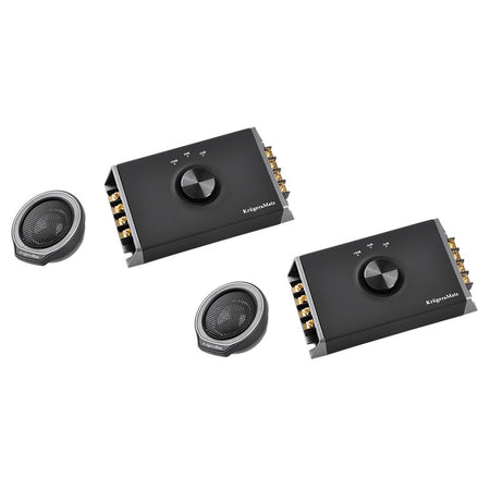 Set difuzoare auto de 5 inch cu tweetere și filtre Kruger Matz KM520T11