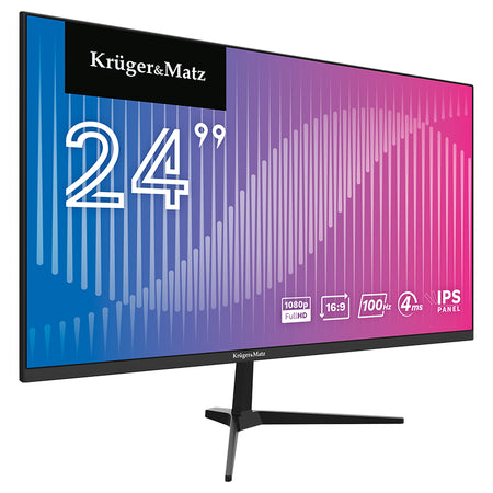 Monitor 24 inch IPS 100Hz, filtru lumină albastră, HDMI Kruger Matz KM9901-MT24