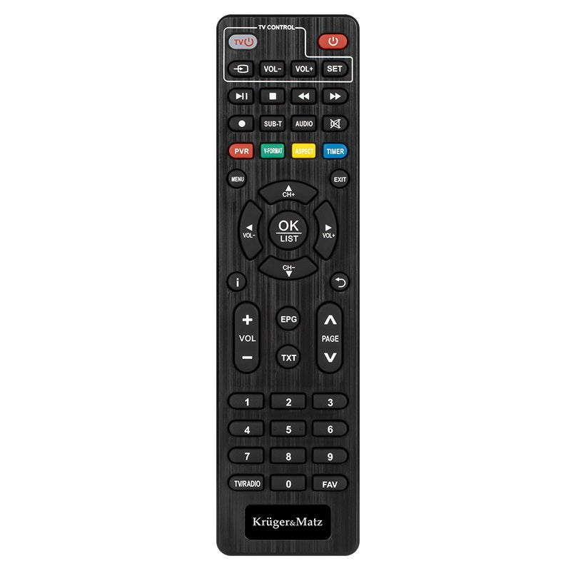 Tuner DVB-T2 HEVC H.265 HDMI, PVR, USB, Kruger Matz KM9999