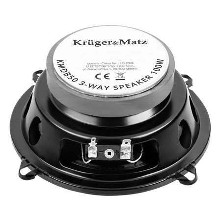 Set difuzoare auto 5 inch 3 căi 100 W Kruger Matz KMDB50