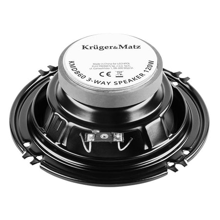 Set difuzoare auto 3 căi 6 inch 15.2 cm 120 W Kruger Matz KMDB60