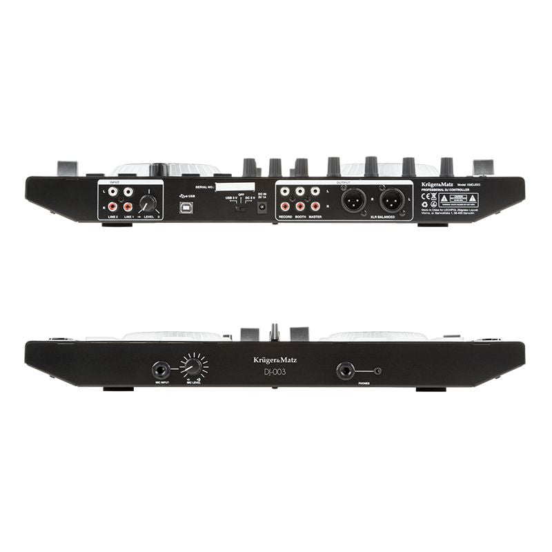 Consolă DJ 4 canale cu efecte, Virtual DJ, USB Kruger Matz KMDJ003