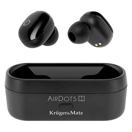 Căști wireless TWS Air Dots 1, Bluetooth 5.0, microfon, Kruger Matz KMP-AD1