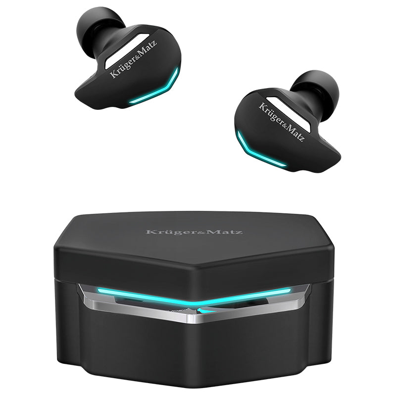 Căști Bluetooth 5.0 TWS G3 cu microfon și carcasă de încărcare Kruger Matz KMPG3