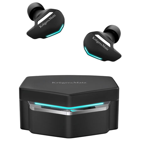 Căști Bluetooth 5.0 TWS G3 cu microfon și carcasă de încărcare Kruger Matz KMPG3