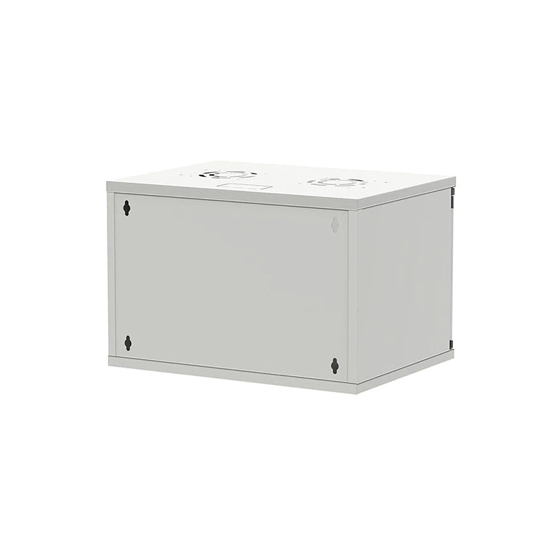 Rack de perete 4U 19 inch cu ușă de sticlă și laterale detașabile DEKRO KOM-544004