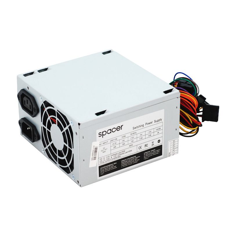 Sursă PC de 450 W cu 1 ventilator Spacer KOM-ATX450