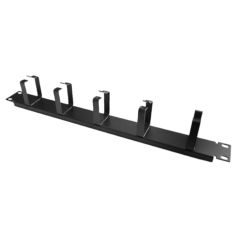 Ghidaj orizontal patchcord cu 5 inele 1U fără capac Emtex KOM-EMT0023