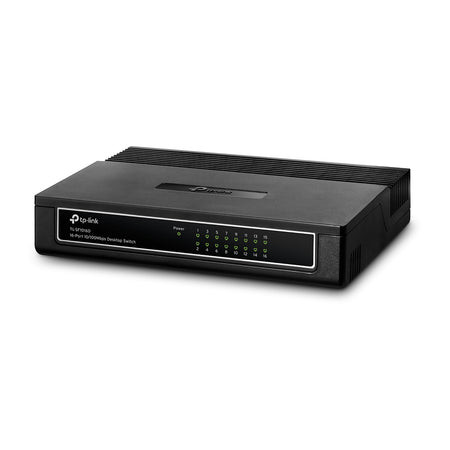 Switch cu 16 porturi RJ45 10/100 Mbps TL-SF1016D TP-Link KOM-SF1016D