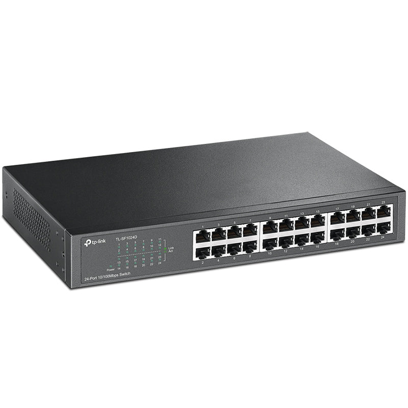 Switch cu 24 de porturi RJ45 10/100 Mbps TL-SF1024D TP-Link KOM-SF1024D