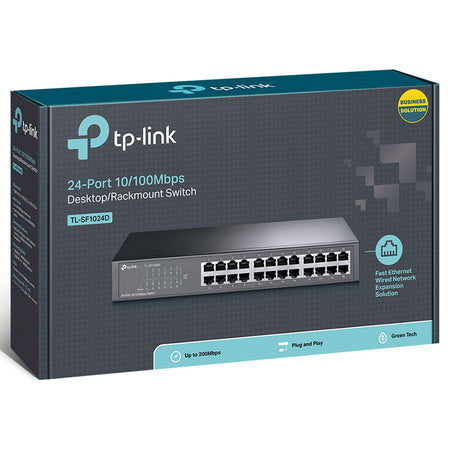 Switch cu 24 de porturi RJ45 10/100 Mbps TL-SF1024D TP-Link KOM-SF1024D