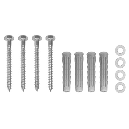 Set fixare rackuri pe perete 14 × 70 mm cu capacitate 120 kg Elematic KOM-SFR4-14
