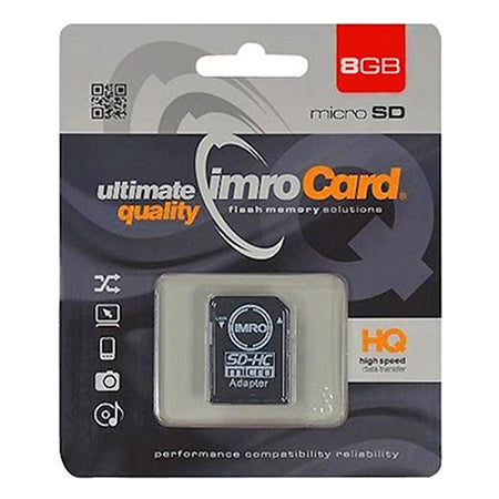 Card microSD clasa 10 UHS-1 cu adaptor SD Imro