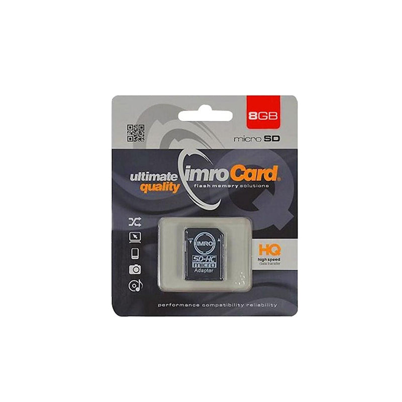 Card microSD clasa 10 UHS-1 cu adaptor SD Imro