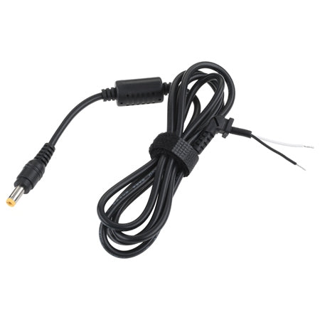 Cablu de asamblare pentru alimentator laptop cu mufă dreaptă de 5,5/2,5 mm și lungime de 1,5 m Rebel KOM0247