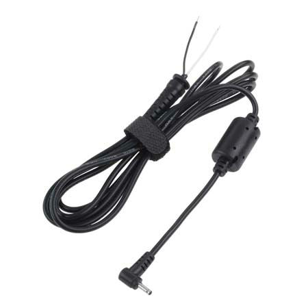 Cablu de asamblare pentru alimentator laptop cu mufă în unghi drept de 2,5/0,6 și lungime de 1,5 m Quer KOM0271