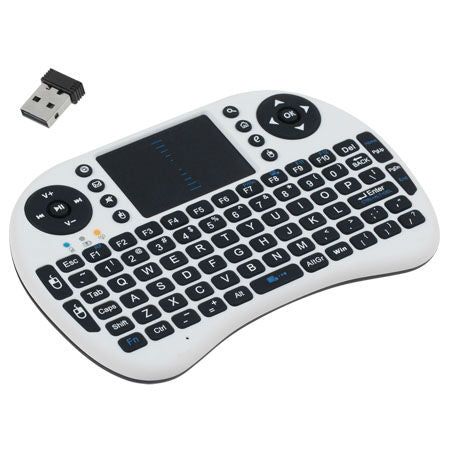 Tastatură wireless dedicată Android Smart TV cu touchpad Quer KOM0331