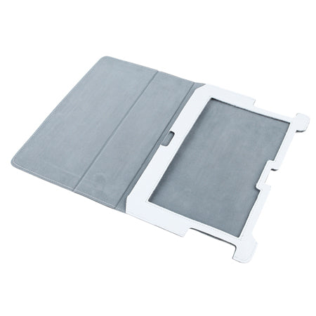 Husă din piele ecologică albă pentru Samsung Galaxy Tab P5100 KOM0429