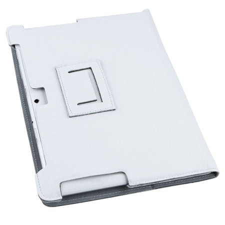 Husă din piele ecologică albă pentru Samsung Galaxy Tab P5100 KOM0429