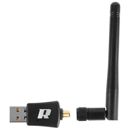 Adaptor USB WiFi cu antenă externă de 2 dBi pe benzi de 2,4/5 GHz Rebel KOM0640-5