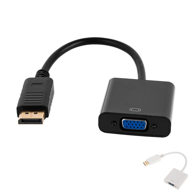 Cablu adaptor DisplayPort la VGA, rezoluție 1920x1200, KOM0849