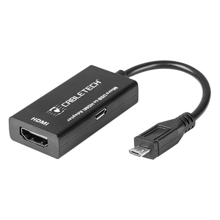 Cablu adaptor MHL micro USB - HDMI Full HD, rezoluție 1080p, Cabletech KOM0933