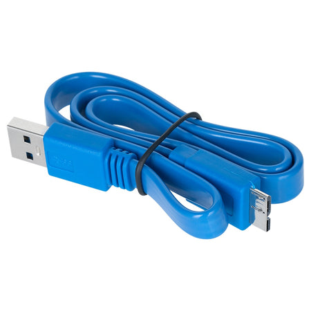Hub USB 3.0 cu 7 porturi, Plug & Play, negru Rebel KOM0941