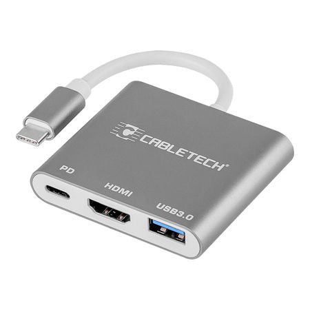Adaptor cablu USB 3.0 tip C la HDMI și PD Cabletech KOM0952