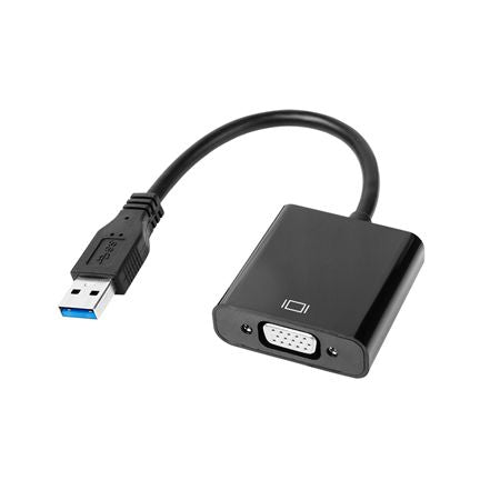Adaptor USB 3.0 la VGA cu rezoluție 800×600, Plug & Play Quer KOM0984