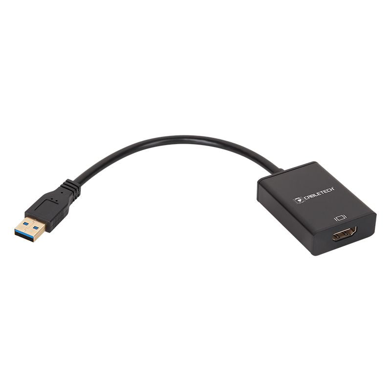 Adaptor USB 3.0 tata la HDMI mama, Plug & Play, Cabletech KOM0993