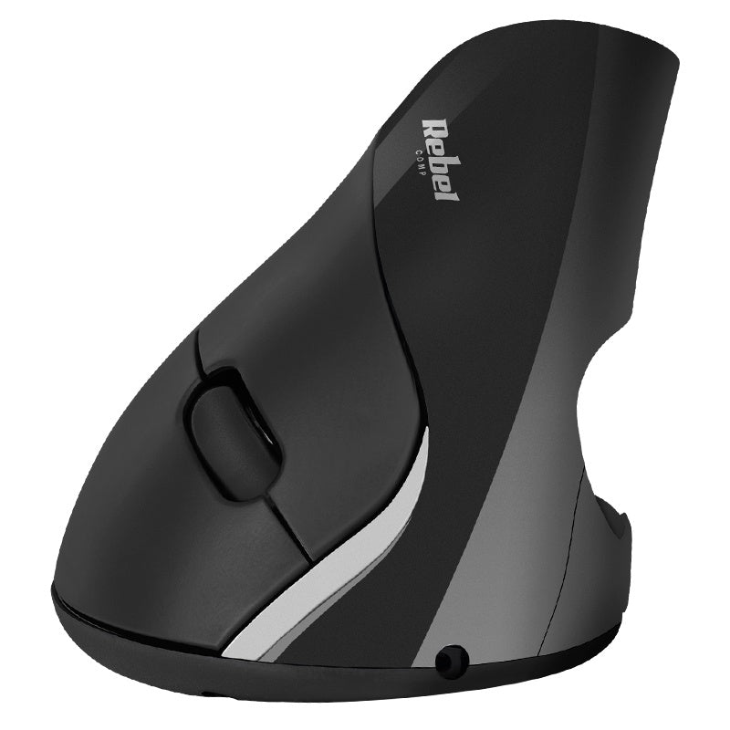 Mouse vertical wireless WM500, ergonomic, Rebel KOM1007