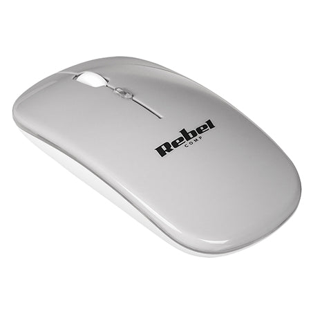 Mouse wireless optic 1600 DPI model WM210 KOM1022 ergonomic pentru PC, Rebel