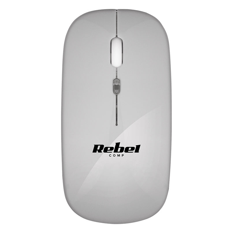 Mouse wireless optic 1600 DPI model WM210 KOM1022 ergonomic pentru PC, Rebel