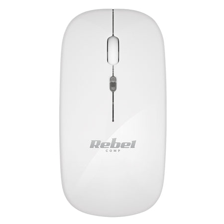 Mouse wireless optic 1600 DPI model WM210 KOM1022 ergonomic pentru PC, Rebel