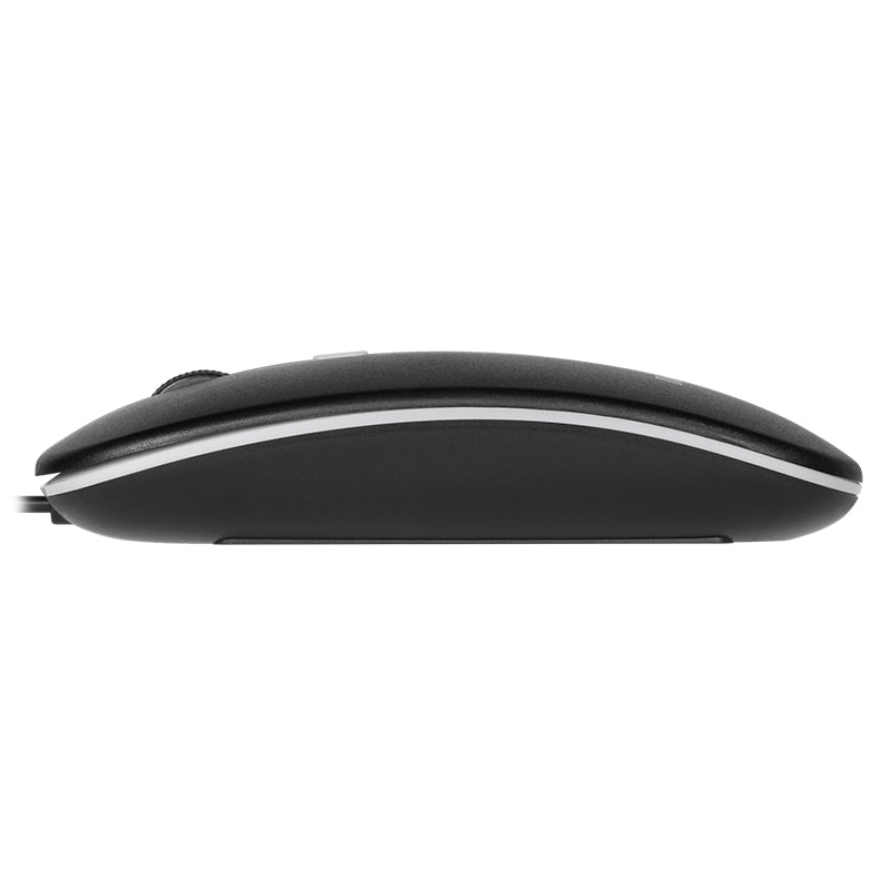 Mouse cu fir 1200 DPI WDM210 KOM1023 ergonomic pentru PC, Rebel