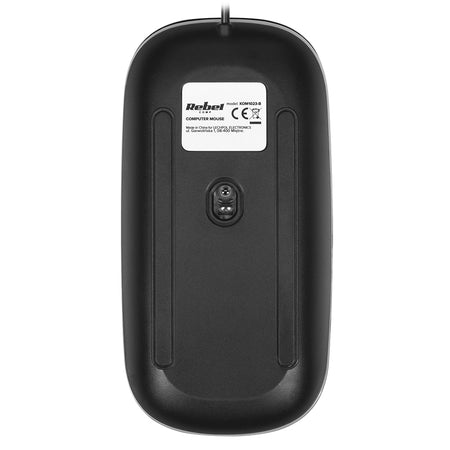 Mouse cu fir 1200 DPI WDM210 KOM1023 ergonomic pentru PC, Rebel