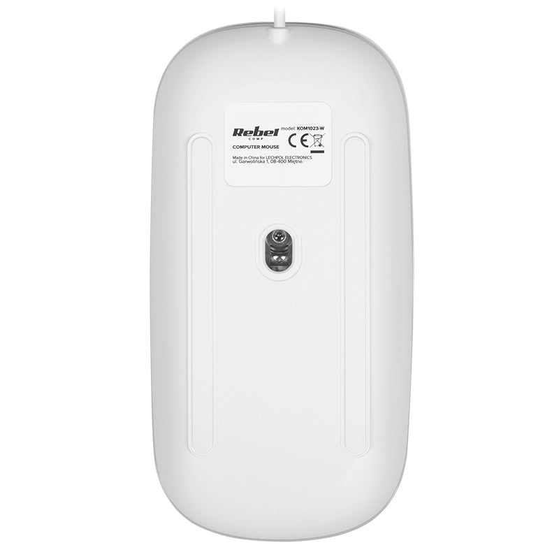 Mouse cu fir 1200 DPI WDM210 KOM1023 ergonomic pentru PC, Rebel