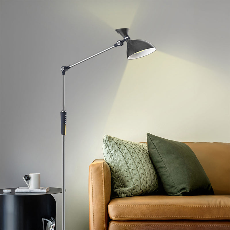 Lampă de podea LED reglabilă, 12W+3W, butoane tactile, Rebel KOM1025