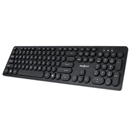 Tastatură wireless cu conexiune 2,4 GHz și 96 de taste Rebel WK100 KOM1028