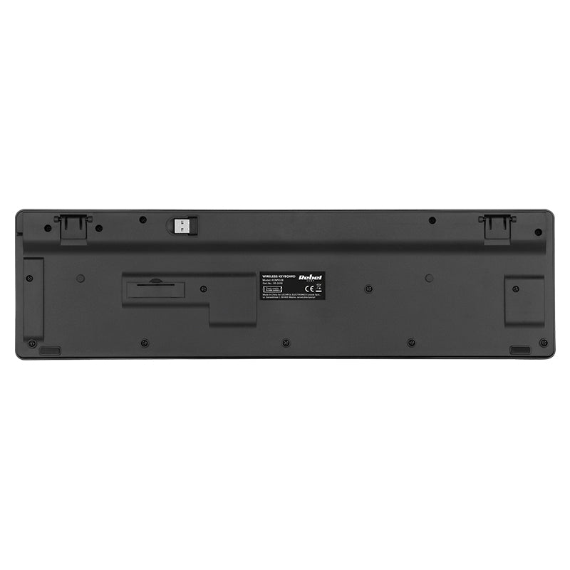 Tastatură wireless cu conexiune 2,4 GHz și 96 de taste Rebel WK100 KOM1028