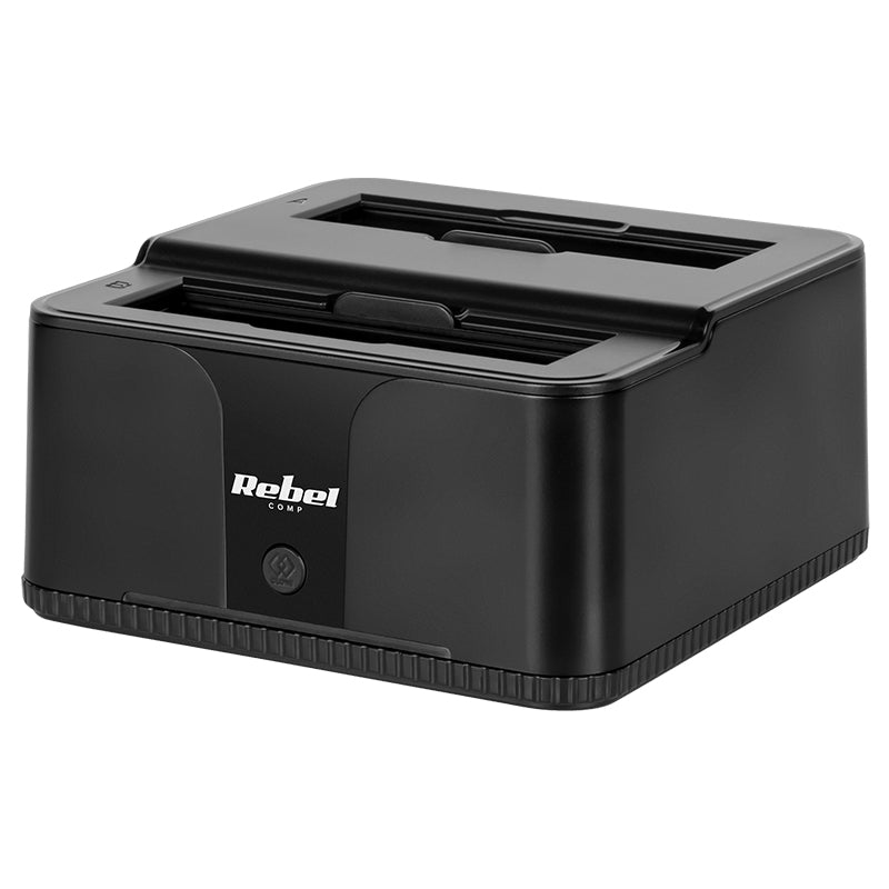 Stație de andocare HDD/SSD cu USB 3.0 și funcție de clonare Rebel KOM1041