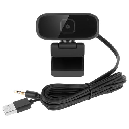 Cameră web HD 720p cu microfon stereo și unghi de vizualizare 110° Rebel KOM1055