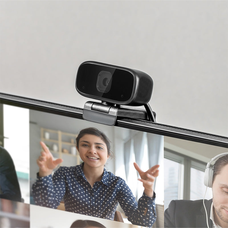 Cameră web HD 720p cu microfon stereo și unghi de vizualizare 110° Rebel KOM1055