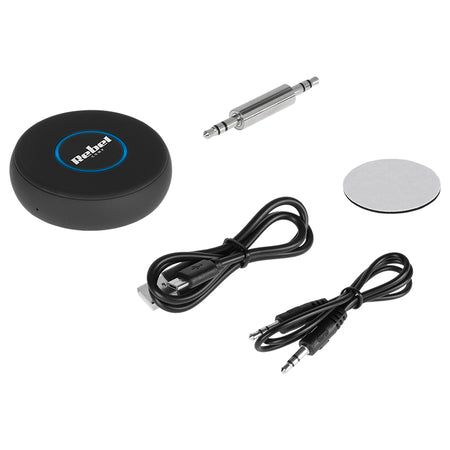 Receptor audio Bluetooth B20 cu Bluetooth 5.0, ieșire AUX și microfon încorporat Rebel KOM1071