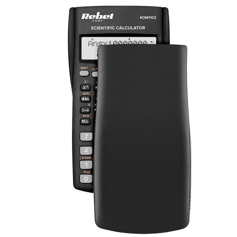 Calculator științific cu afișaj pe două linii 12 și 9 cifre Rebel KOM1102