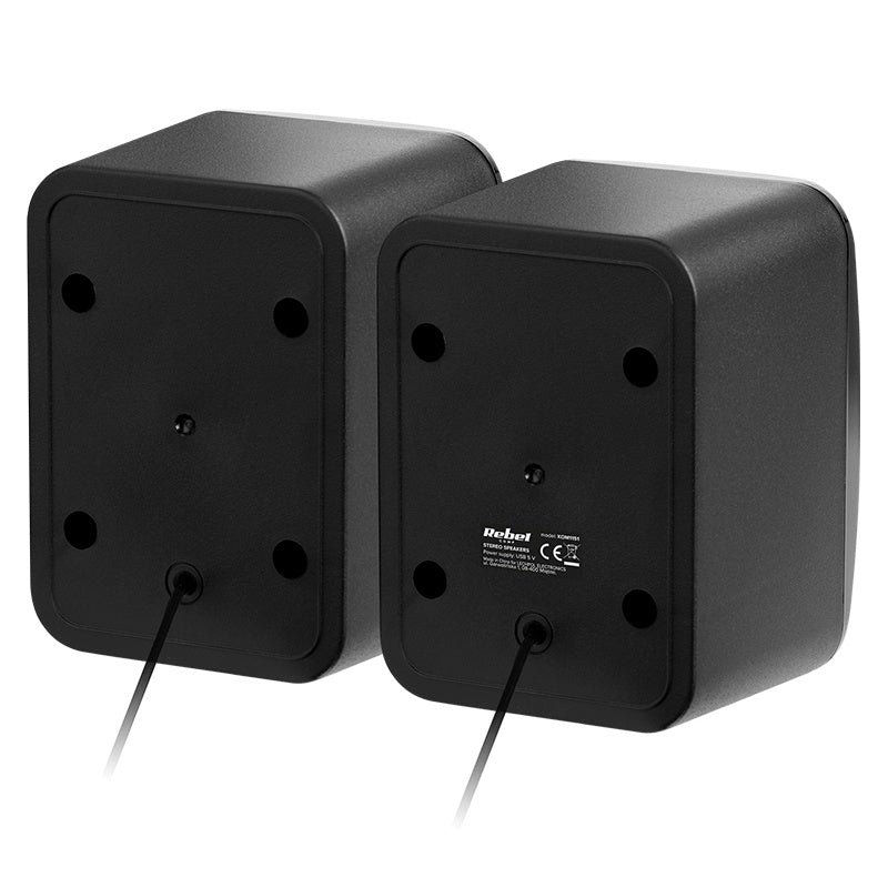 Boxe PC 2.0 CS-15 cu alimentare USB și putere 2 x 3 W Rebel KOM1151